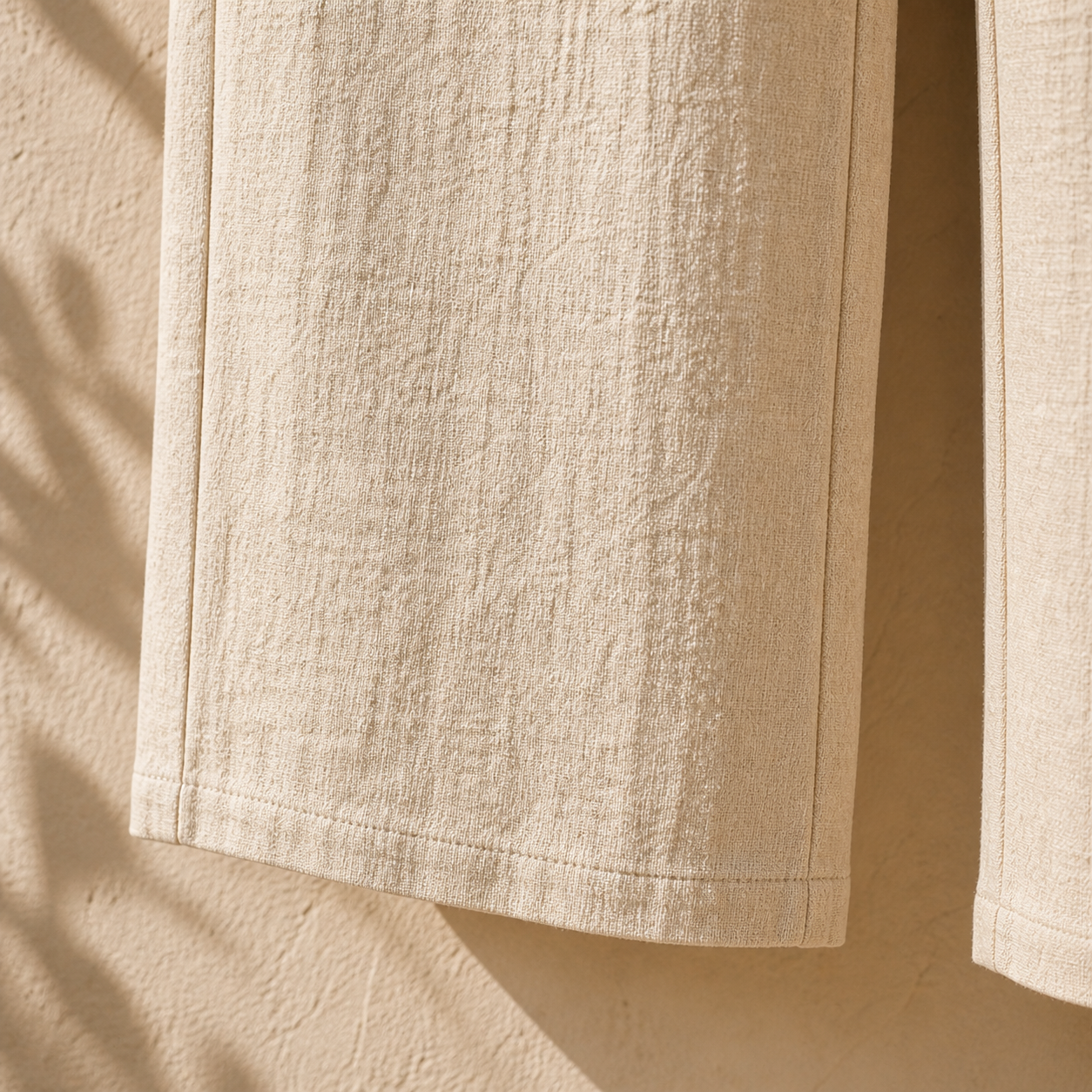 Cove & Linen High-Rise Drawstring Linen-Blend Pants view 6