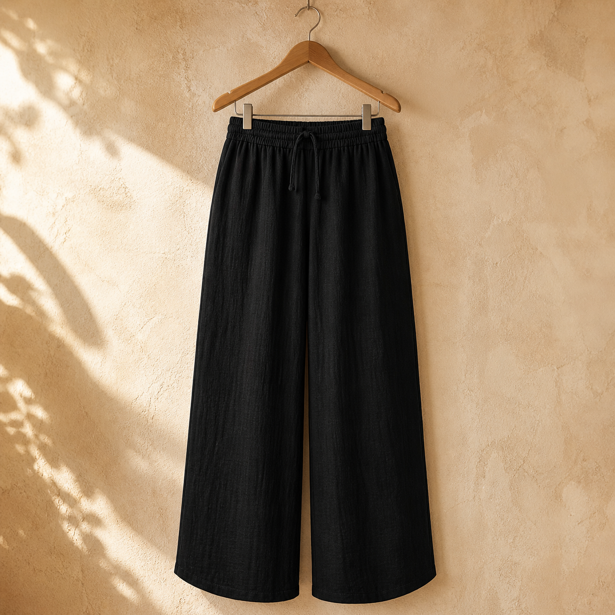 Cove & Linen Straight-Leg Linen-Blend Trousers view 7