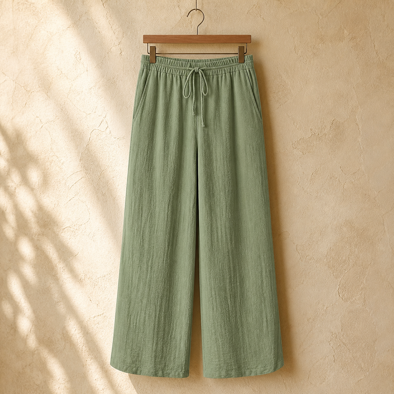 Cove & Linen Straight-Leg Linen-Blend Trousers view 16