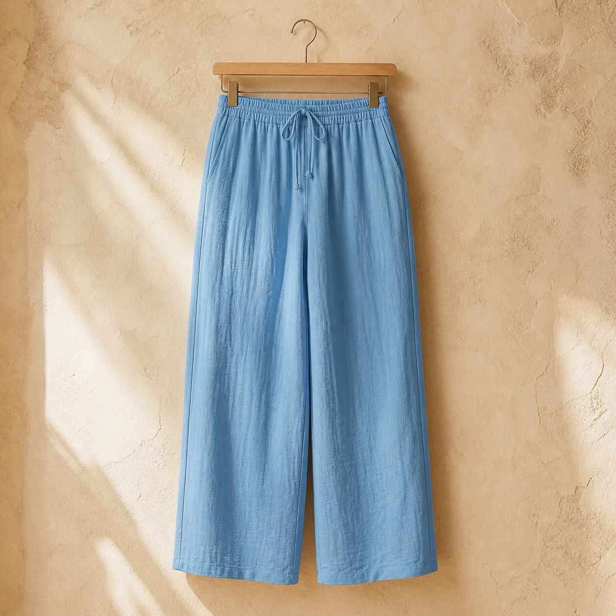 Cove & Linen Straight-Leg Linen-Blend Trousers view 19