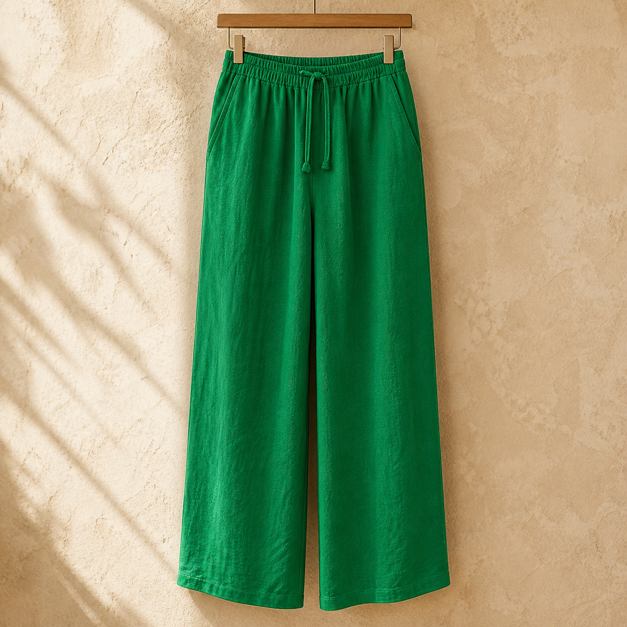 Cove & Linen Straight-Leg Linen-Blend Trousers view 22
