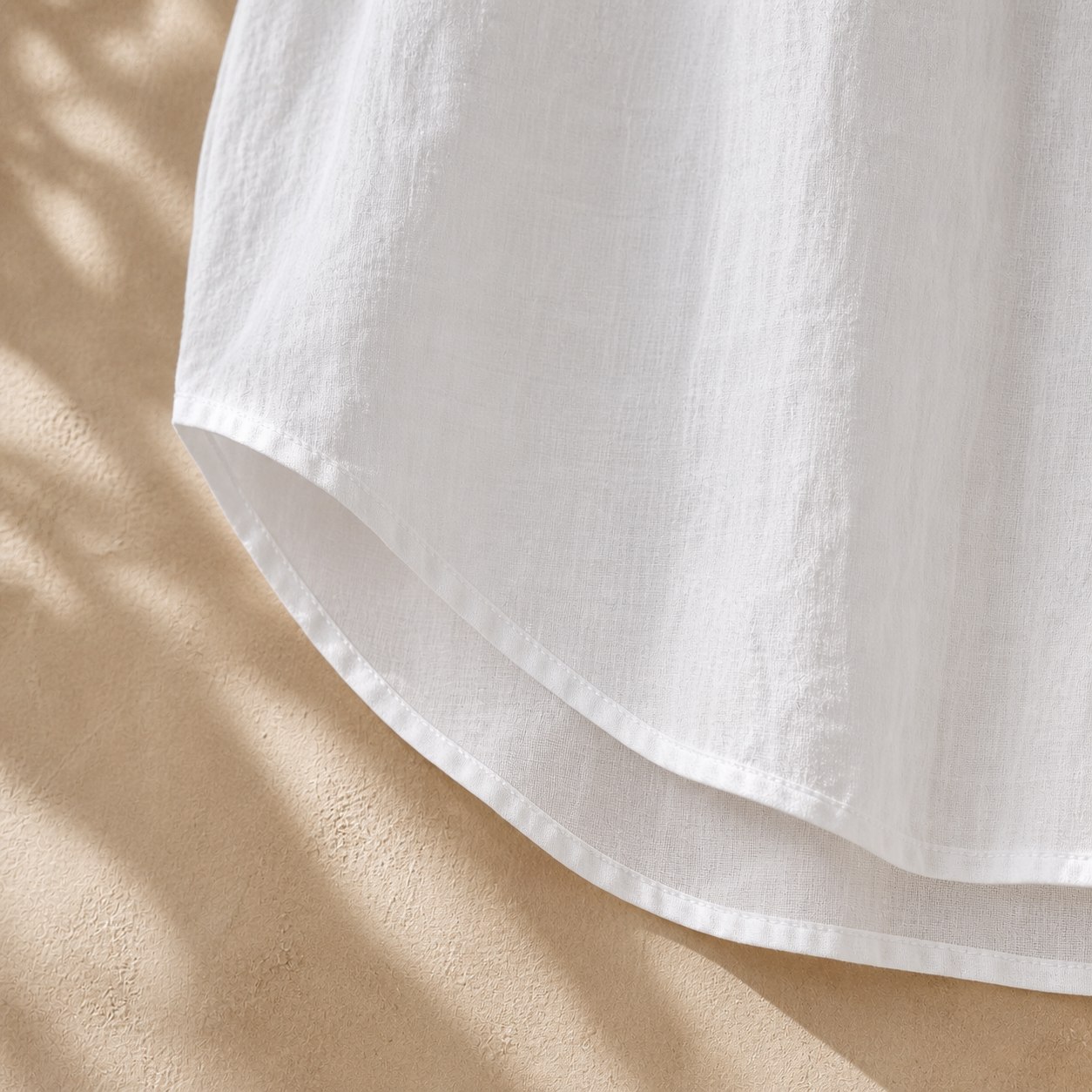 Cove & Linen Relaxed-Collar Linen-Blend Shirt view 5